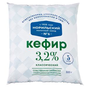 Кефир 3,2% 0,5 л